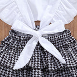 Ellis Houndstooth Romper Set