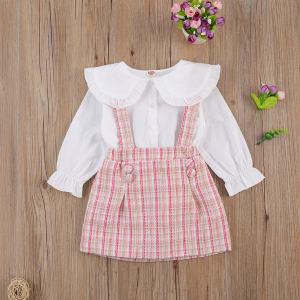 Cher Tweed Pinafore  Set