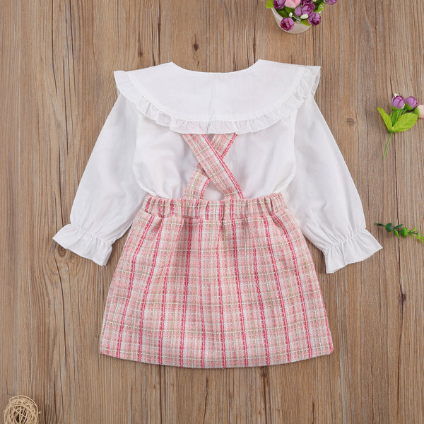 Cher Tweed Pinafore  Set