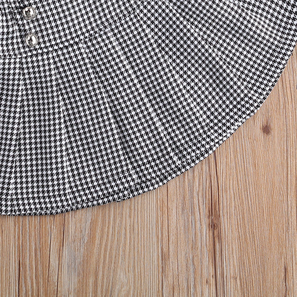 Nina Houndstooth Skirt Set
