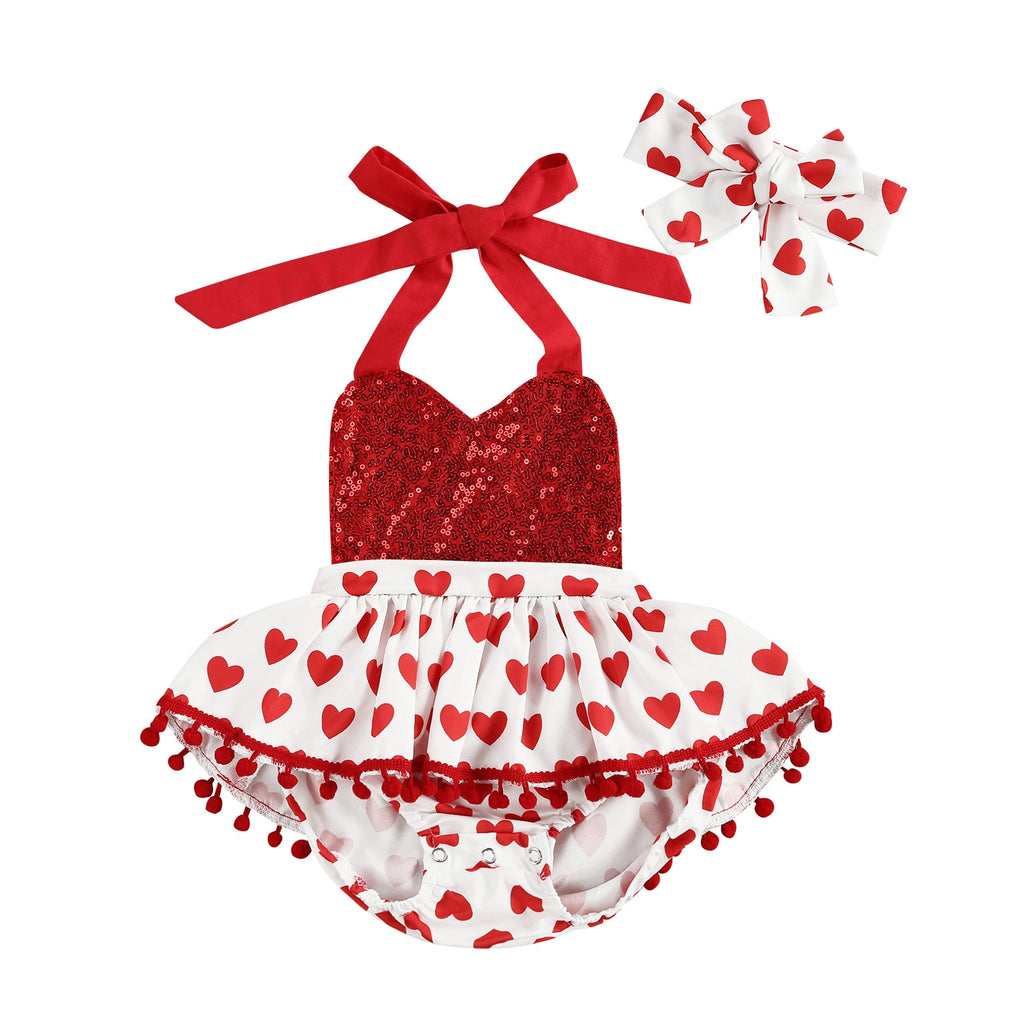 Be My Valentine Romper Set