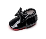 Mini Lou Bee Patent Moccasins