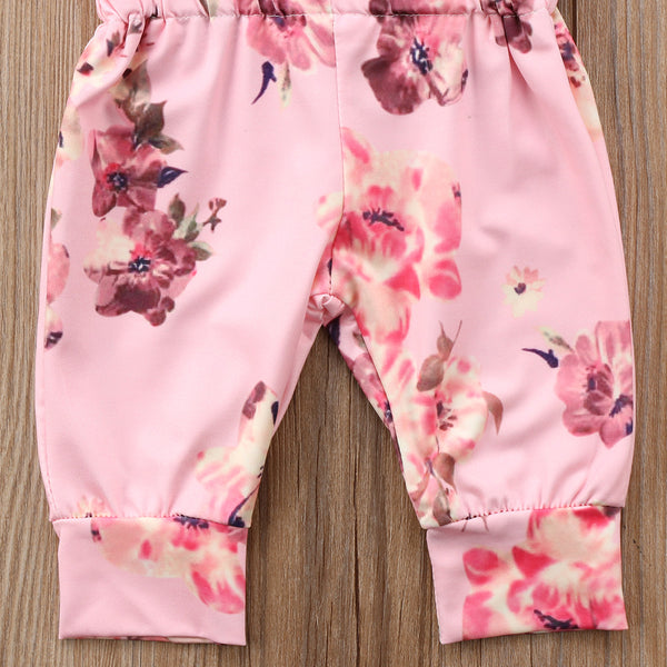 Ruby Floral Romper Set