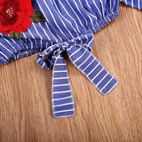 Sofia Denim Shorts Set