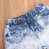 Sofia Denim Shorts Set
