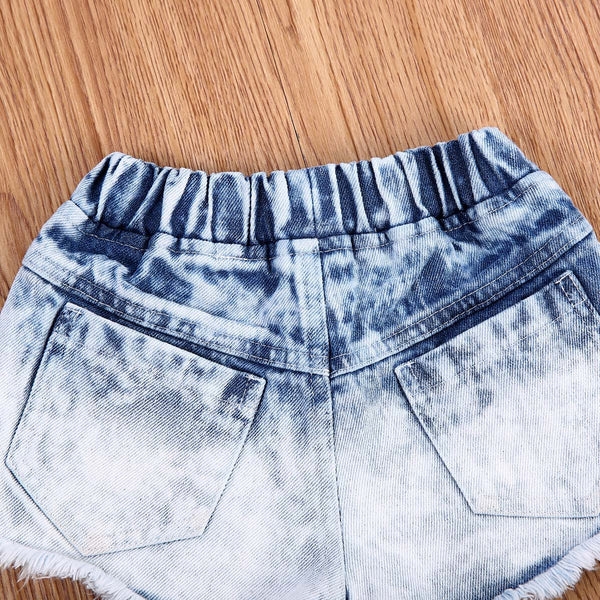 Sofia Denim Shorts Set
