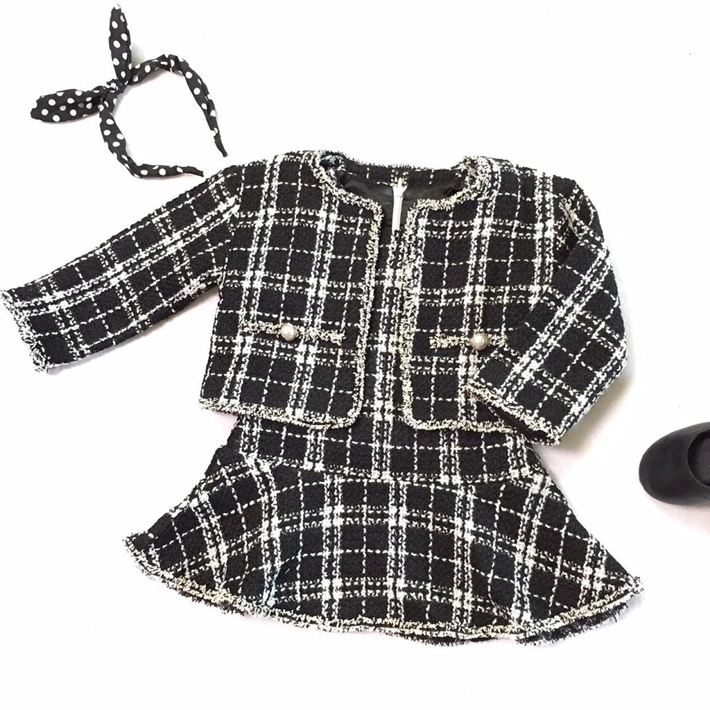 Miss Coco Tweed Dress Set
