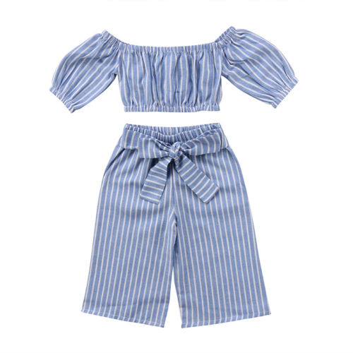 Garcia Off-Shoulder Stripe Set