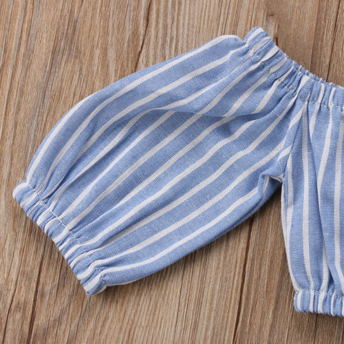 Garcia Off-Shoulder Stripe Set