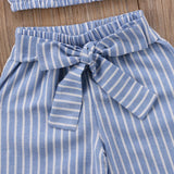Garcia Off-Shoulder Stripe Set