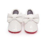 Mini Lou Bee Patent Moccasins