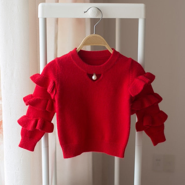 Izzy Ruffle Knit