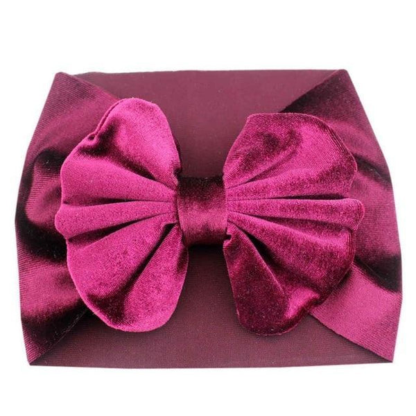 Kylie Velvet Bow Headband