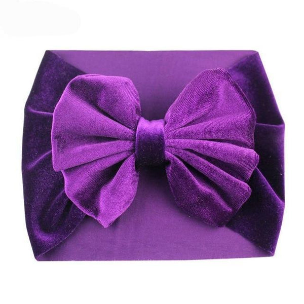 Kylie Velvet Bow Headband
