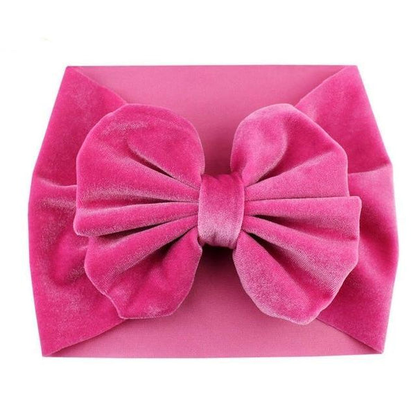 Kylie Velvet Bow Headband