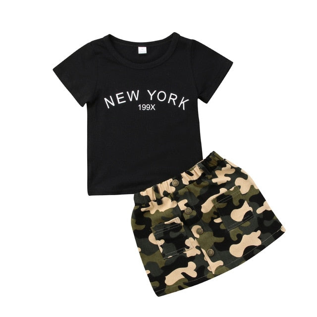 New York Camo Skirt Set