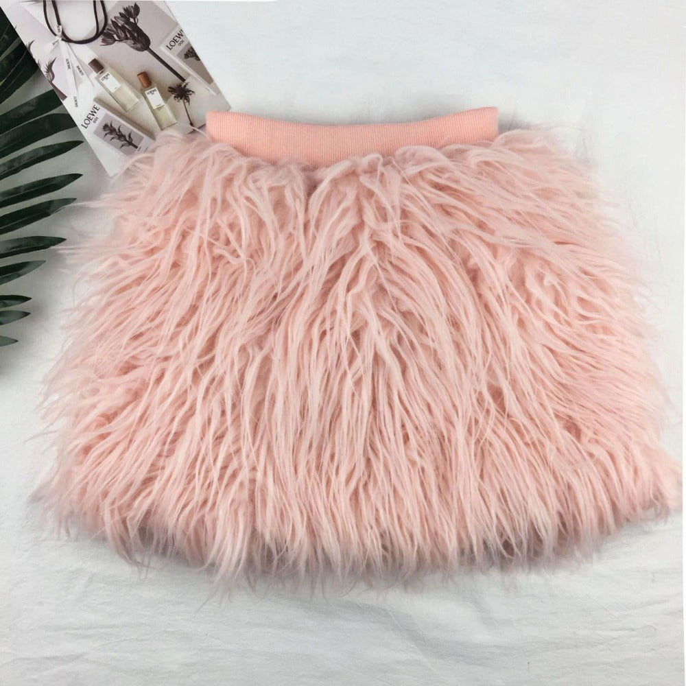 Giselle Fur Skirt