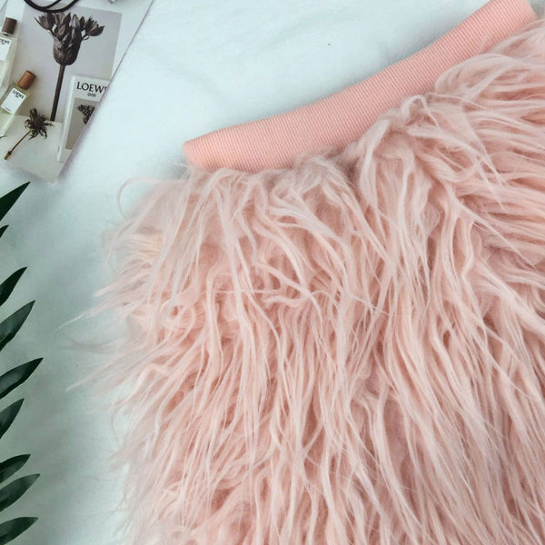 Giselle Fur Skirt