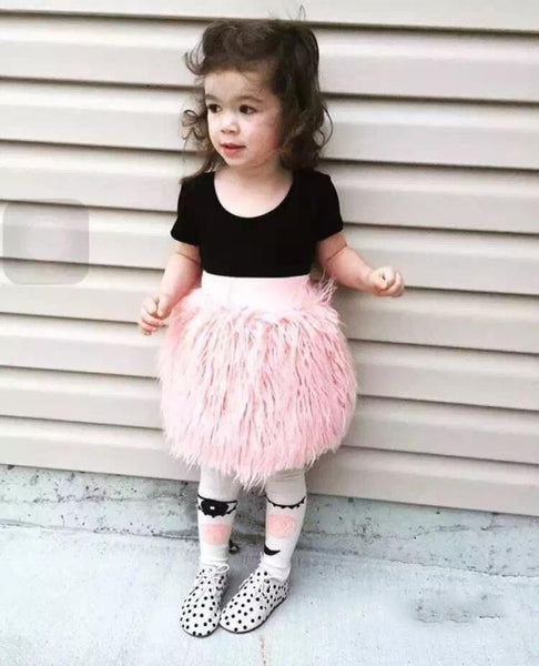 Giselle Fur Skirt