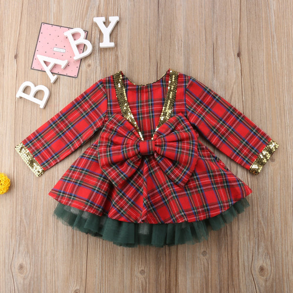 Noel Tartan Dress - Ready to Ship