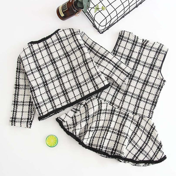 Tiffany Tweed Dress Set