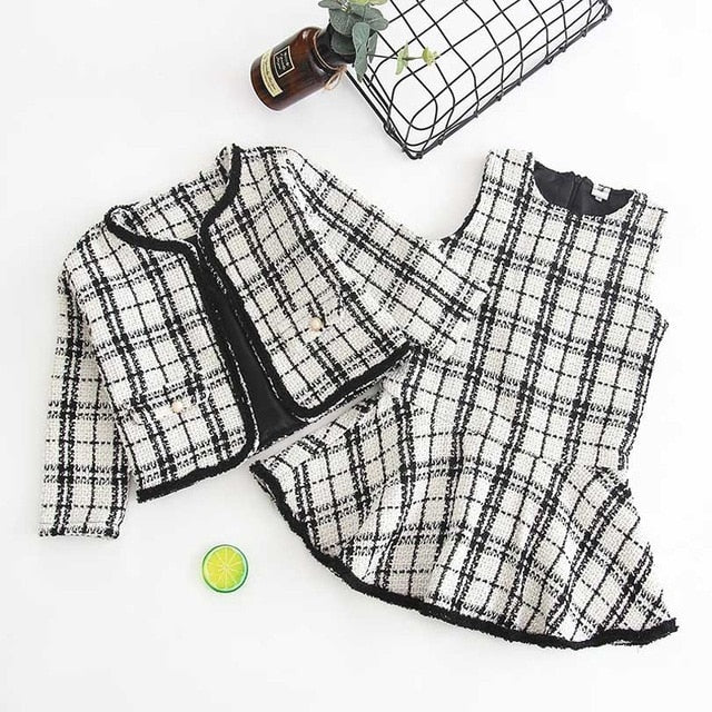 Tiffany Tweed Dress Set