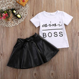 'Mini Boss' Skirt Set