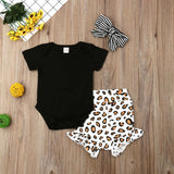Brianna Leopard Shorts Set