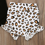 Brianna Leopard Shorts Set