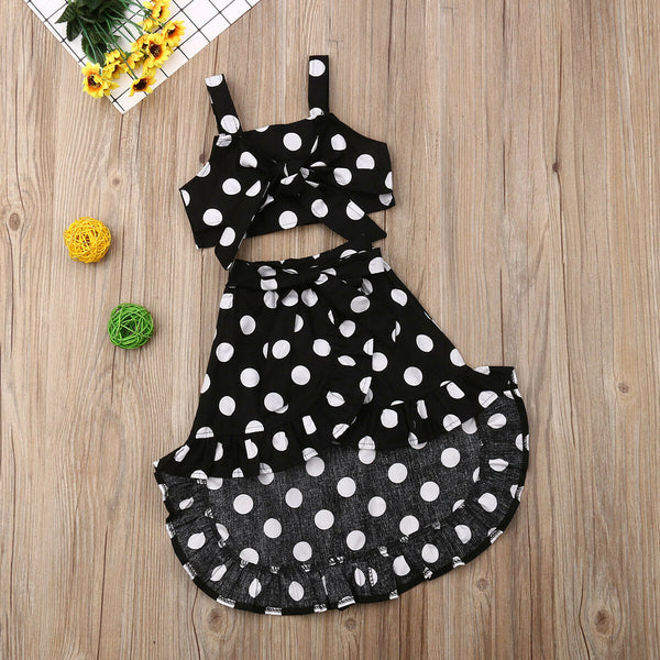 Stella Polka-Dot Skirt Set