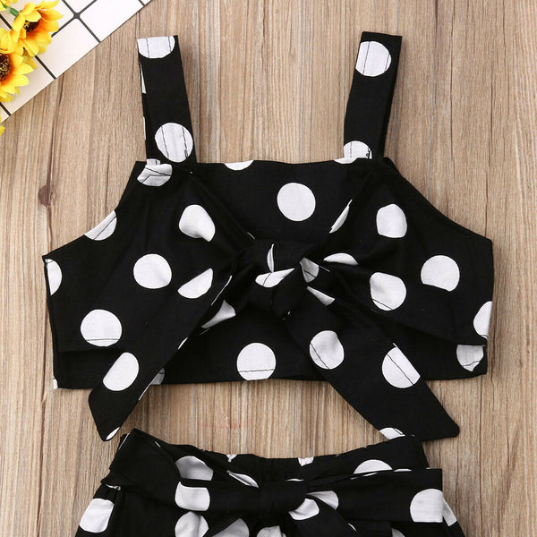 Stella Polka-Dot Skirt Set