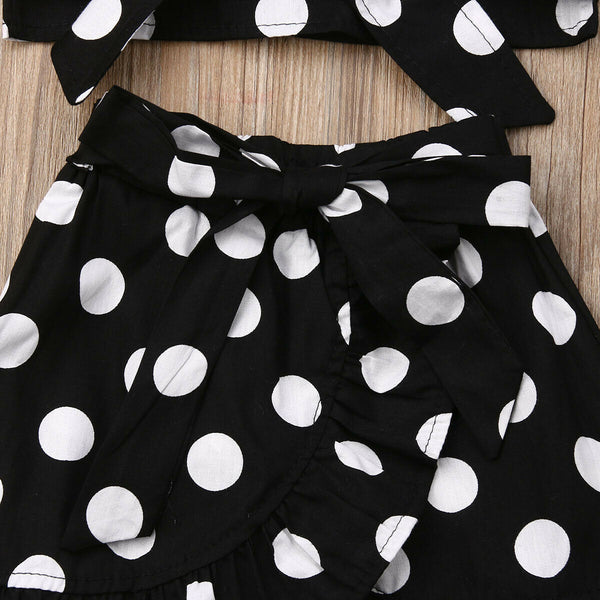 Stella Polka-Dot Skirt Set