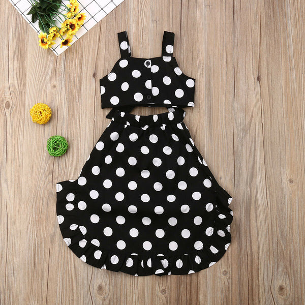 Stella Polka-Dot Skirt Set