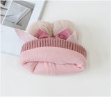 Mia Pompom Bow Beanie