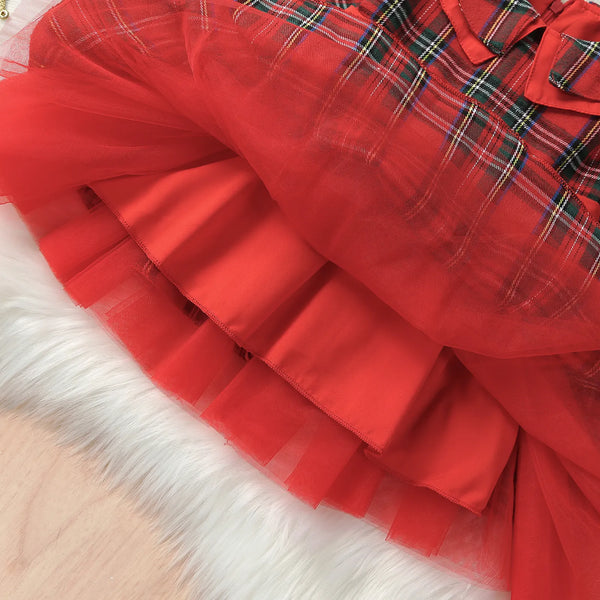 Carol Tartan Christmas Dress