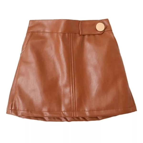 Laura Faux Leather Skirt