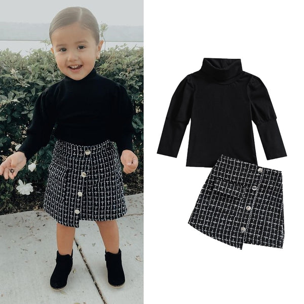 Kayla Tweed Skirt Set