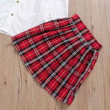 Mistletoe Tartan Skirt Set