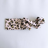 Pretty in Pink Leopard Print Headwrap