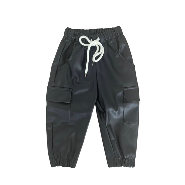 Darcy Faux Leather Joggers