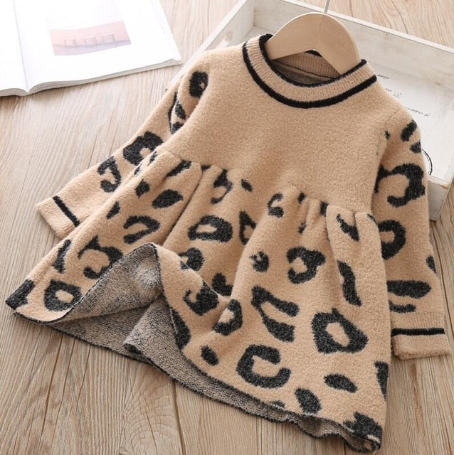 Kinsley Leopard Knit Dress