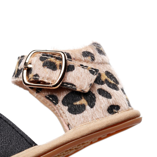Tatum Leopard Back Sandals
