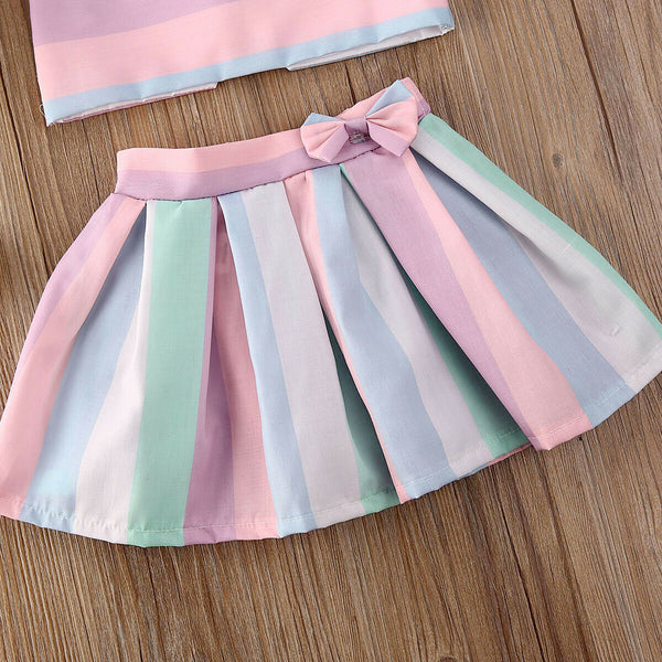 Kara Pleated Skirt Set