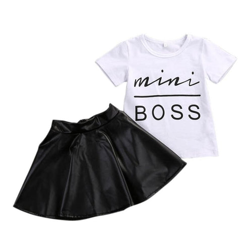 'Mini Boss' Skirt Set