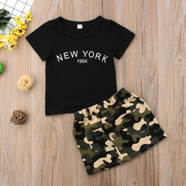 New York Camo Skirt Set