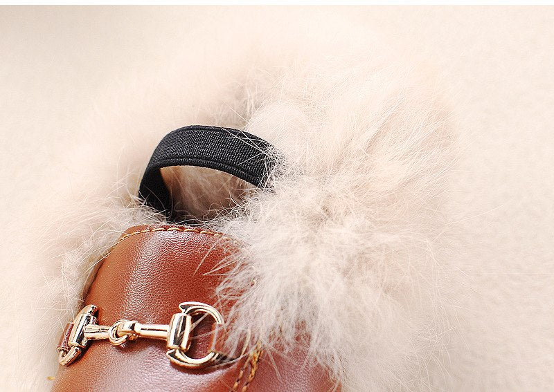 fur loafer