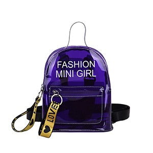 Mini Fashionista Jelly Backpack